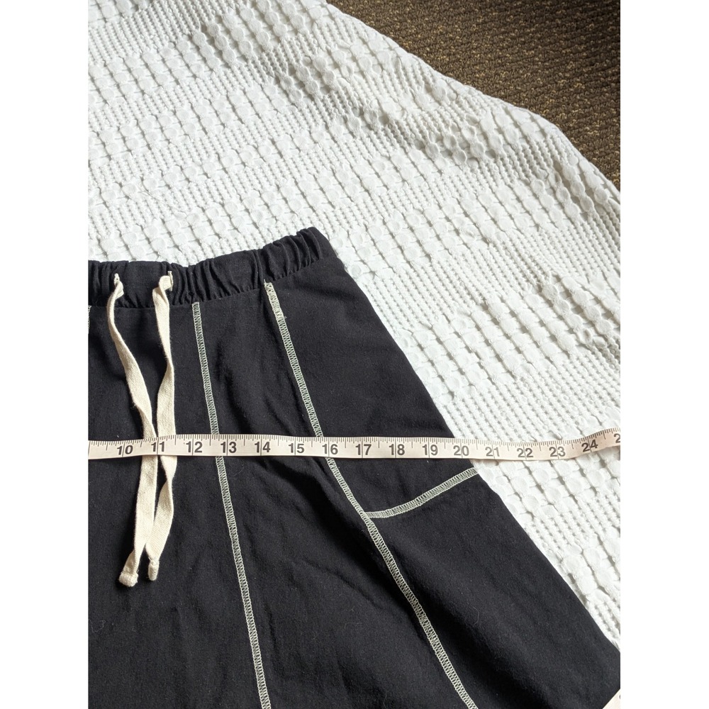 We The Free Free-Est Strada Midi Skirt Sz XS Black White Piping Waist 27" - Picture 9 of 9